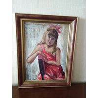 Крохолев П.С. "Девочка в красном"