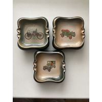 Пепельницы керамические, СССР, ретро