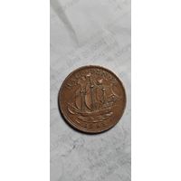 Великобритания 1/2 пенни 1962