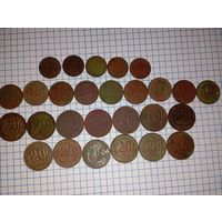 10,15,20 коп до 1961 (27шт)