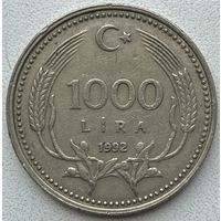 Турция 1000 лир 1992 г.