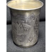 Кидушный серебряный стакан 84 проба.