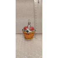 Ёлочная игрушка. Корзинка. 19-1