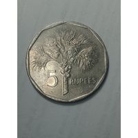 Сейшелы 5 рупий 2007  года .