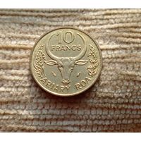 Werty71 Мадагаскар 10 франков 1984 Ариари Ваниль