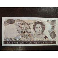 Новая Зеландия 1 доллар образца 1981-1992 UNC p169c см фото!