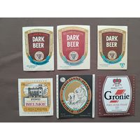 Редкие польские пивные этикетки по 50 копеек, все разные, цена за одну шт., см. описание лота, ю-905-7 (3535)