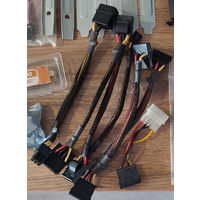 Переходник 1 x Molex и 2 x Sata