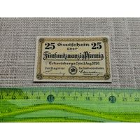 Германия-нотгельд     25  пфенингов Eckartsberga 1920