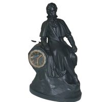 Пушкин. Каминные часы. Чугун. " Касли ".