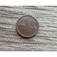 Werty71 Швейцария 1 раппен 1953 рапп