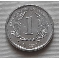 1 цент 2011 г. Восточные Карибы