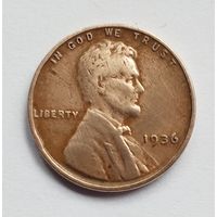 США. 1 цент 1936 г.