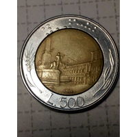 500 лир Италия  1984 год