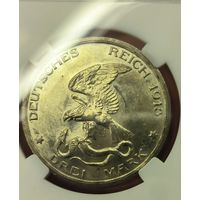 3 марки 1913 толпа в слабе с рубля