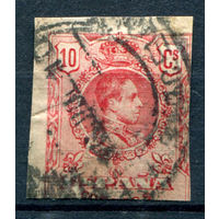 Испания (Королевство) - 1909/17г. - король Альфонсо XIII, 10 с - 1 марка - гашёная [Mi 233 U]. #1-Sp-13-A-1