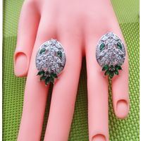 Яркие серьги Серебро