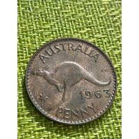 Австралия 1 пенни 1963г