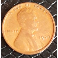 1 цент 1929 США МД Филадельфия