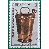 Куба 1980. Старинный медный кувшин