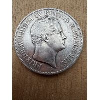 1 талер 1845 г. А.   Пруссия. РЕДКОСТЬ. СЕРЕБРО.