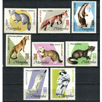 Монголия - 1966 - Пушные звери - [Mi. 410-417] - полная серия - 8 марок. MNH.  (Лот 52JA)-TG3P43