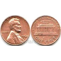 США 1 цент 1968 D