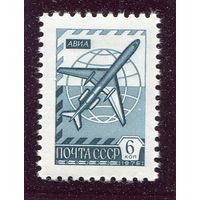 СССР 1976. Стандарт. Металлогафия. Мелованная бумага. Самолет ТУ-154