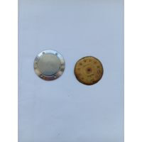 Часы, (циферблат с крышкой от часов кировских), с рубля без мпц!