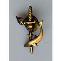 Значок Россия: Клуб подводников СПб (тяжёлый).