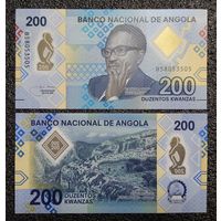 200 кванза Ангола 2020 г. UNC (полимер)