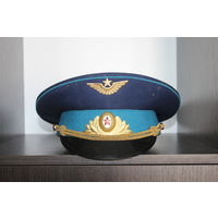 Фуражка офицерская к парадной форме, из СССР, размер 58.