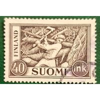 Финляндия 1952. Лесоруб