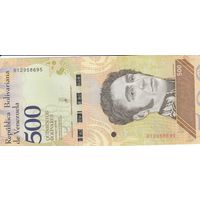 Венесуэла	500 боливар 2018 (UNC)