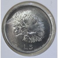 Сан-Марино 5 лир 1974 год