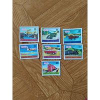 Монголия серия марок 1971г. Транспорт