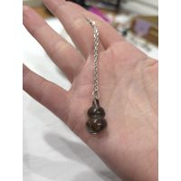 Лот С 1 РУБЛЯ! много лотов! Кулон из натурального камня с цепочкой Тыква Ву Лу - Халцедон