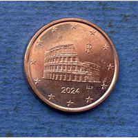 Италия 5 евроцентов 2024