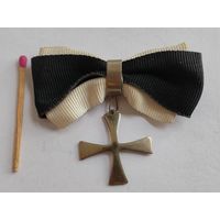 Знак-фрачник ФРГ. Железный крест. нержавейка