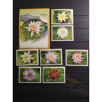 Камбоджа. 1989 г. Цветы.