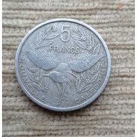 Werty71 Новая Каледония 5 франков 1952