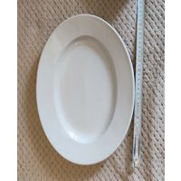 Германия. Толстостенное овальное блюдо времён второй мировой. Бавария