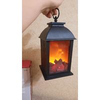 Декоративный светильник с эффектом живого огня